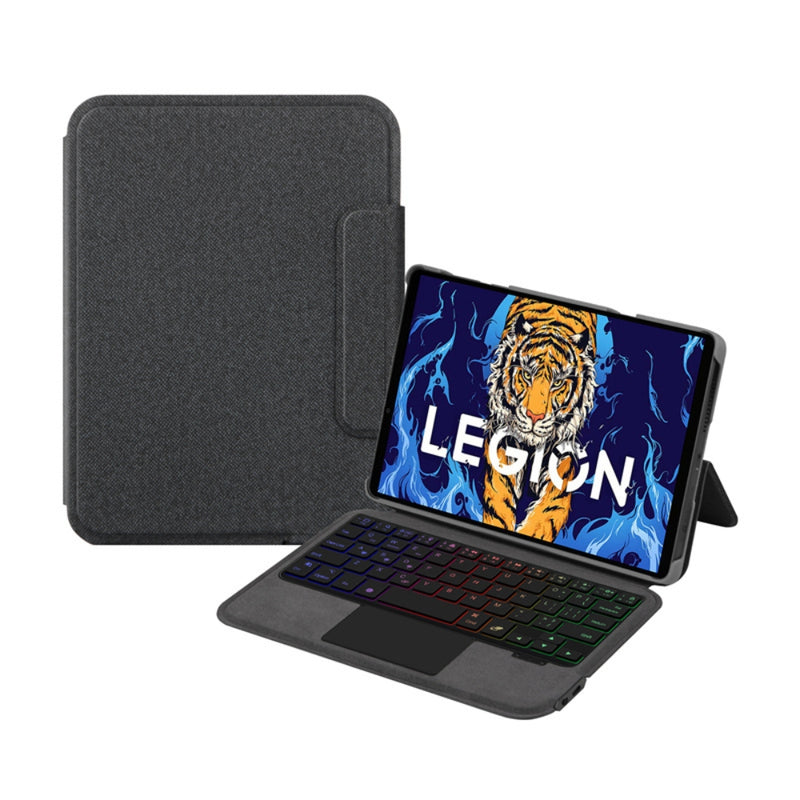 Load image into Gallery viewer, Lenovo Tab Legion Y700 8.8&quot; inch (2022/2023/2025) - Black Magnetic Flip Bluetooth Keyboard Case With Backlight and TouchPad
