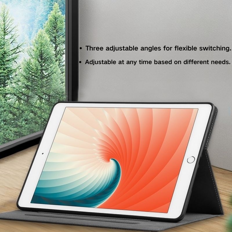 Load image into Gallery viewer, Apple iPad 7/8/9 10.2&#39;&#39; 7/8/9th Gen (2019/2020/2021) - 360 Degree Leather Full Cover Adjustable Rotation Essentials Series Case
