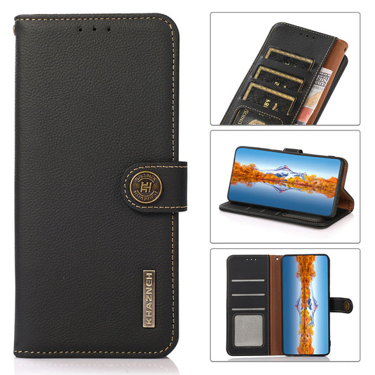 [Built-in RFlD Blocking Material] Samsung Galaxy A36 (SM-A366) - Genuine Leather Flip Stand Wallet Series Case