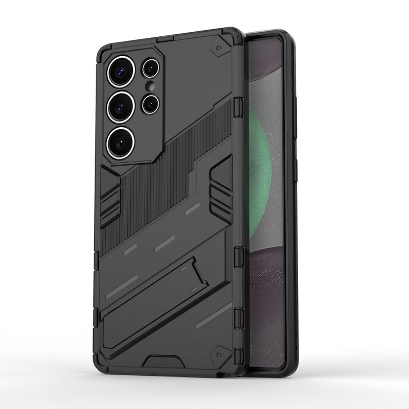 Load image into Gallery viewer, Samsung Galaxy A25 (SM-A256) - Shockproof Punk Stand Heavy Duty Case
