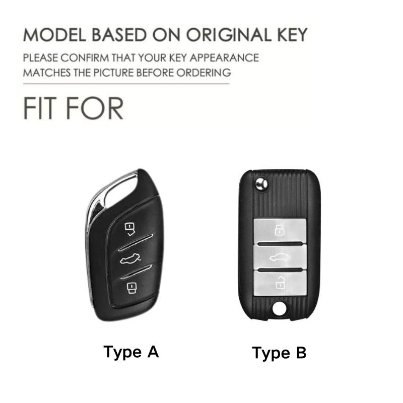 Load image into Gallery viewer, Roewe Zinc Alloy + Carbon Fiber Texture Car Key Fob Case Cover For RX3, RX5, RX5 Plus, RX8, ERX5, i5, i6
