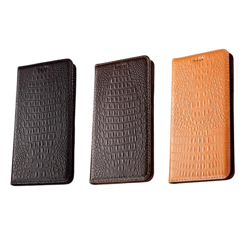 [With Card Slot] Motorola Moto S50 - Business Genuine Leather Flip Wallet Series Stand Case