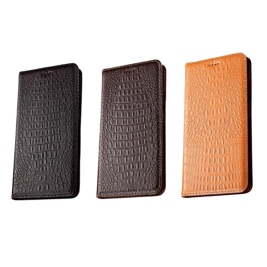 [With Card Slot] Motorola Moto Edge 50 Fusion - Business Genuine Leather Flip Wallet Series Stand Case