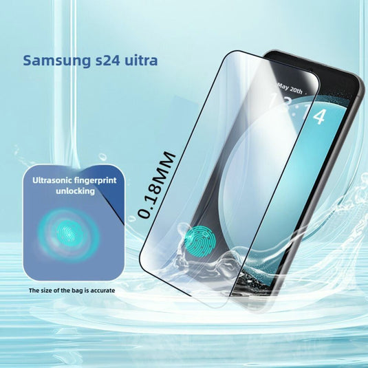 [Full Covered] Samsung Galaxy S24/Plus/Ultra - 9H Hardness HD Tempered Glass Screen Protector