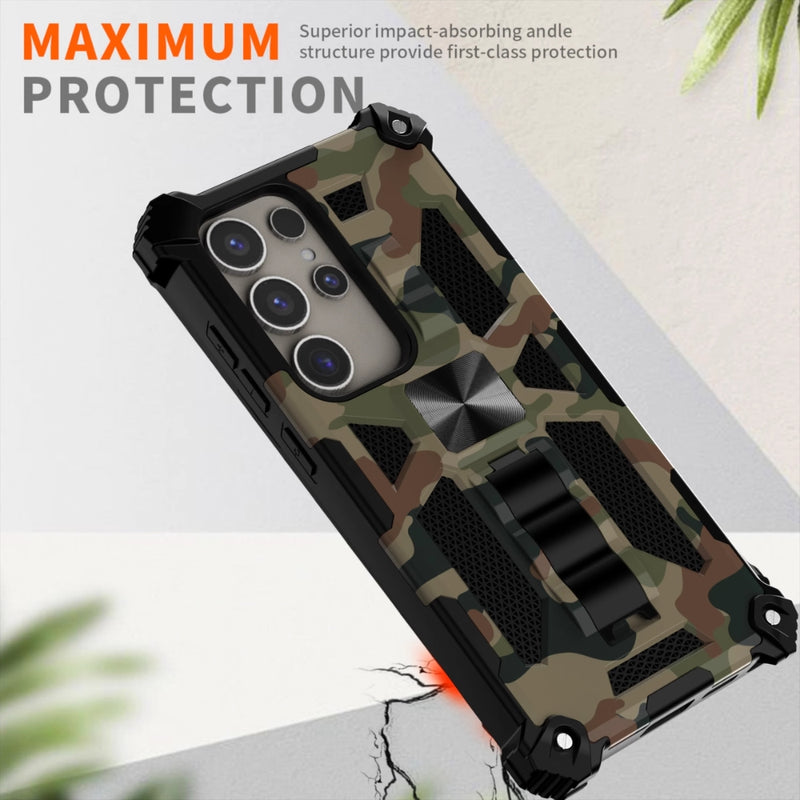 Load image into Gallery viewer, [Built-in Stand] Samsung Galaxy A26 (SM-A266) - Camouflage Shockproof Heavy Duty Series Case
