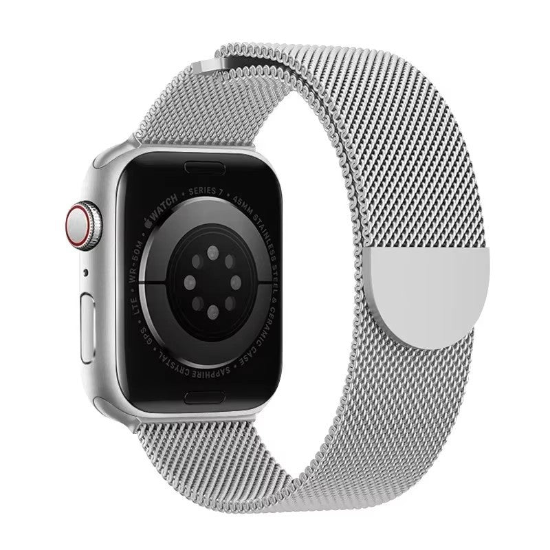 Load image into Gallery viewer, Apple Watch Series 1/2/3/4/5/6/SE/7/8/9/10/Ultra - Metal Clasp Magnetic Round Head Watch Band
