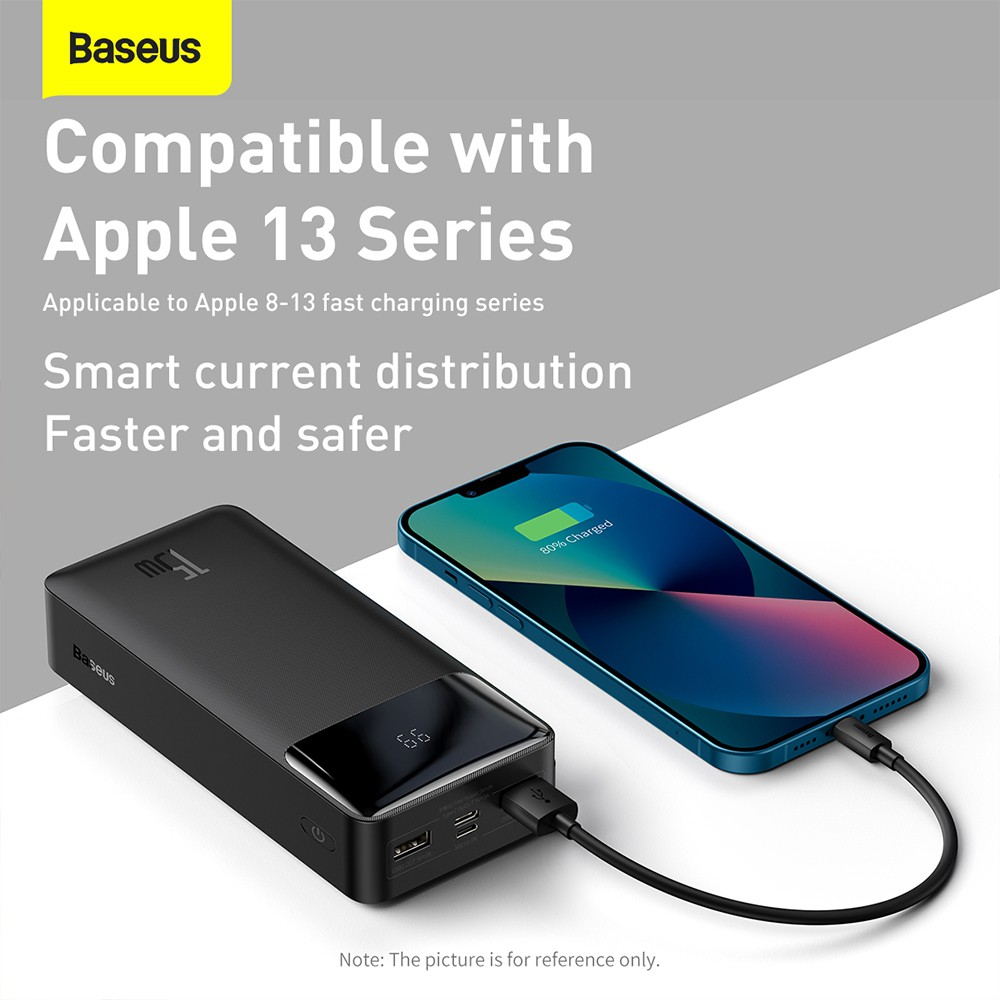 Baseus Bipow Digital Display Fast Charge Power Bank 30000mAh 15W PPBD050201 - i-Station Mobile Phone & Electronic Device Repair and Accessories