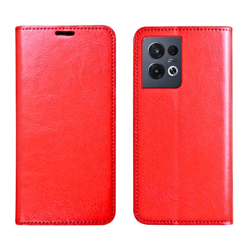 Load image into Gallery viewer, [With Card Solt] OPPO Reno 10(CPH2531)/Pro(CPH2525)/Plus(PHU110) - Full Coverage Shockproof Flip Cover Genuine Leather Series Case
