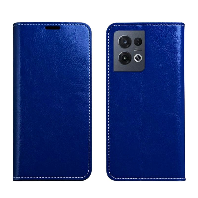 Load image into Gallery viewer, [With Card Solt] OPPO Reno 9(PHM110)/Pro(PGX110)/Plus(PGW110) - Full Coverage Shockproof Flip Cover Genuine Leather Series Case
