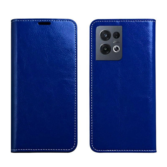 [With Card Solt] OPPO Reno 12 & Pro - Full Coverage Shockproof Flip Cover Genuine Leather Series Case