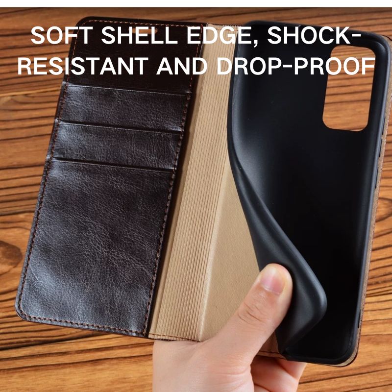 Load image into Gallery viewer, [With Card Solt] OPPO Reno 9(PHM110)/Pro(PGX110)/Plus(PGW110) - Full Coverage Shockproof Flip Cover Genuine Leather Series Case
