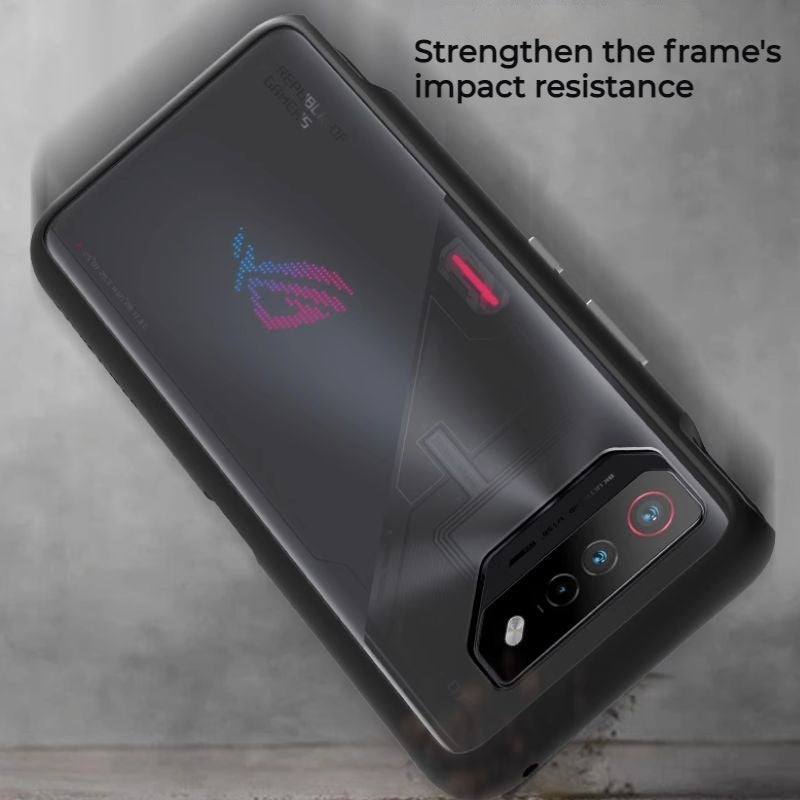 Load image into Gallery viewer, ASUS Rog Phone 7 &amp;  7 Ultimate - Transparent &amp; Matte Military-grade Shockproof Heavy Duty Series Case
