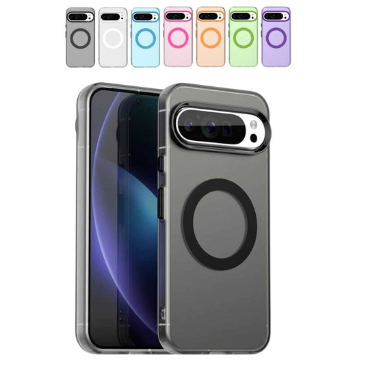 [Magsafe Compatible] Google Pixel 8/Pro/A - Matte Translucent Color Soft Touch Shockproof Essentials Series Case