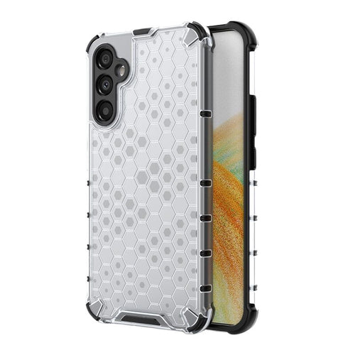 Samsung Galaxy A15 4G (SM-A155)/5G (SM-A156) - Honeycomb Transparent Shockproof Protection Heavy Duty Series Case