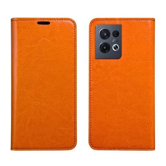 [With Card Solt] OPPO Reno 9 & Pro & Plus - Full Coverage Shockproof Flip Cover Genuine Leather Series Case - i-Station Mobile Phone & Electronic Device Repair and Accessories