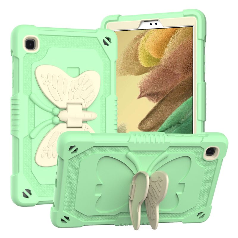 Load image into Gallery viewer, [Built-in Stand] Samsung Galaxy Tab A9 2023 8.7&quot; (SM-X110) - Kids Silicone Butterfly Heavy Duty Shockproof Case
