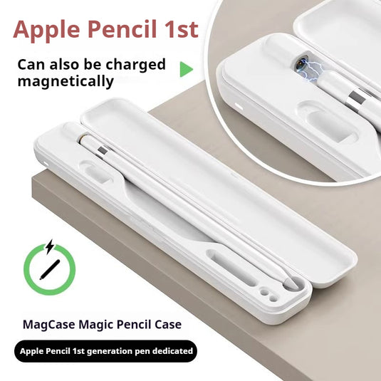 Apple Pencil 1st - Multifunctional Portable Magnetic Wireless Charger Mini Storage Case