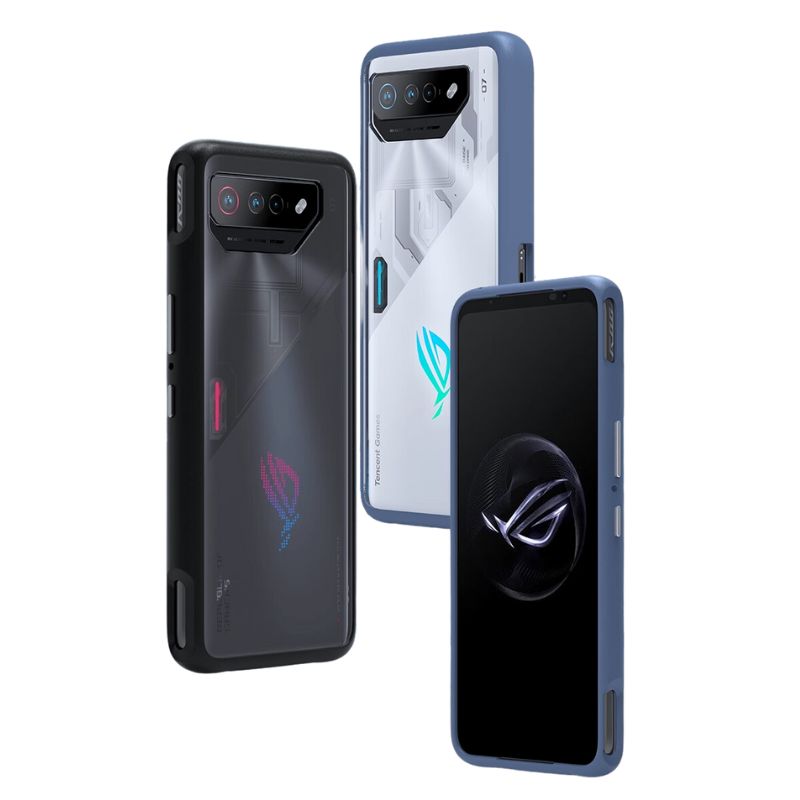 Load image into Gallery viewer, ASUS Rog Phone 7 &amp;  7 Ultimate - Transparent &amp; Matte Military-grade Shockproof Heavy Duty Series Case
