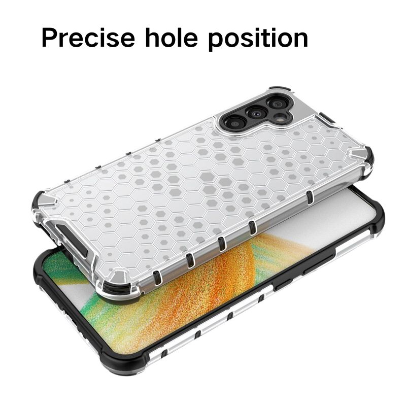 Load image into Gallery viewer, Samsung Galaxy A15 4G (SM-A155)/5G (SM-A156) - Honeycomb Transparent Shockproof Protection Heavy Duty Series Case
