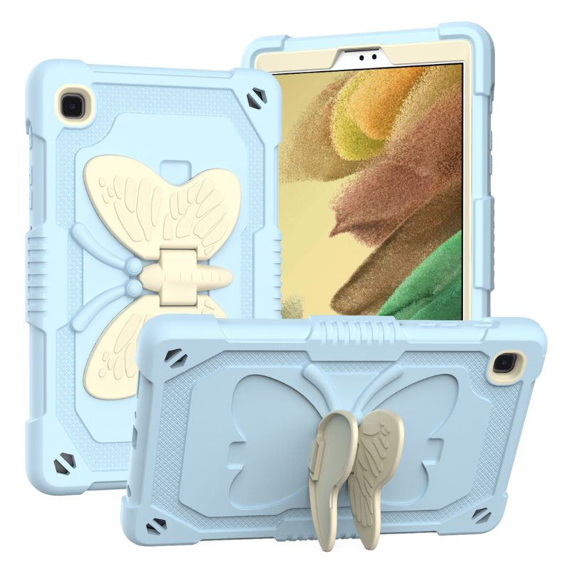 Load image into Gallery viewer, [Built-in Stand] Samsung Galaxy Tab A7 lite 8.7&quot; (T220) - Kids Silicone Butterfly Heavy Duty Shockproof Case
