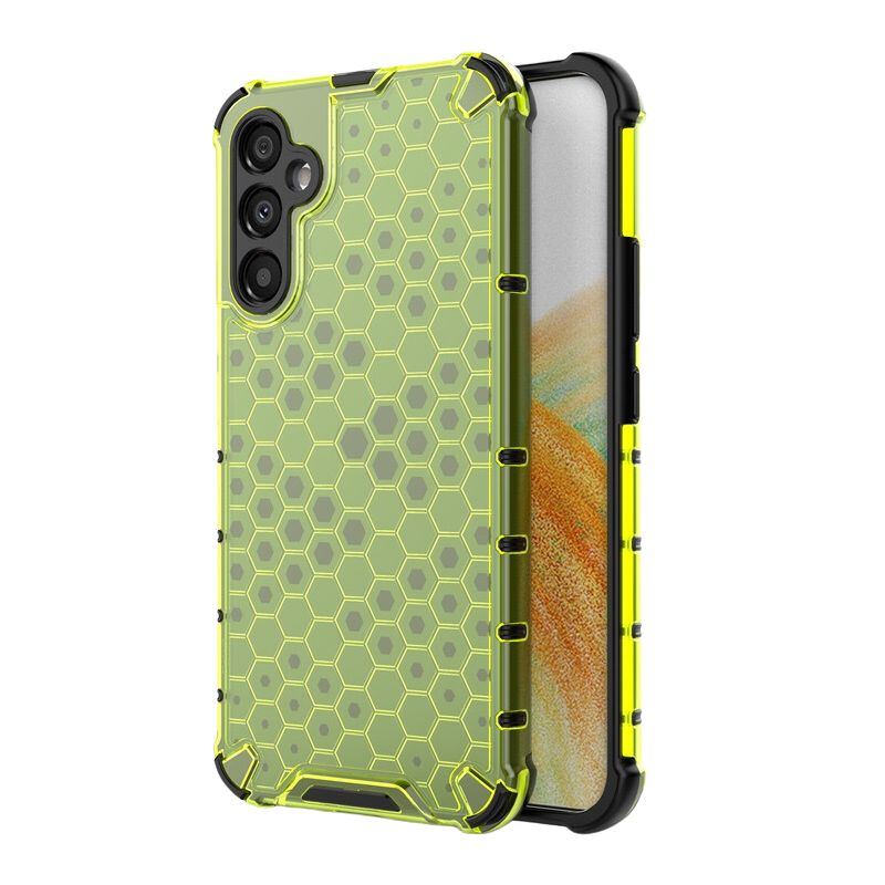 Load image into Gallery viewer, Samsung Galaxy A34 5G (SM-A346) - Honeycomb Transparent Shockproof Protection Heavy Duty Series Case
