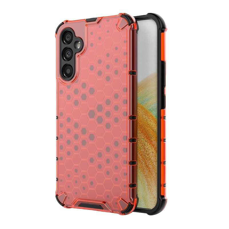 Load image into Gallery viewer, Samsung Galaxy A55 5G (SM-A556) - Honeycomb Transparent Shockproof Protection Heavy Duty Series Case
