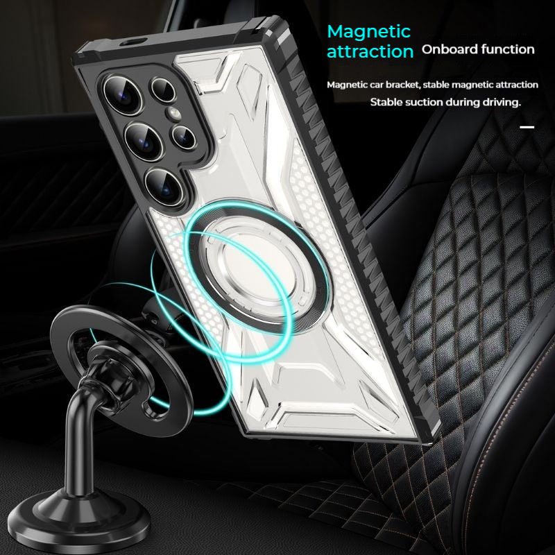 Load image into Gallery viewer, [Magsafe Compatible] Samsung Galaxy S23(SM-S911)/FE(SM-S711)/Plus(SM-S916)/Ultra(SM-S918) - Full Coverage Transparent  Military Grade Magnetic Shockproof Heavy Duty Series Case
