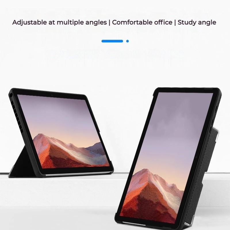 [Built-in Stand] Microsoft Surface Pro 10 - Full Body Shockproof Metal Rotating Rotatable Stand Case - i-Station Mobile Phone & Electronic Device Repair and Accessories