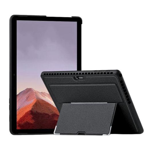 [Built-in Stand] Microsoft Surface Pro 8 (1983) - Full Body Shockproof Metal Rotating Rotatable Stand Case