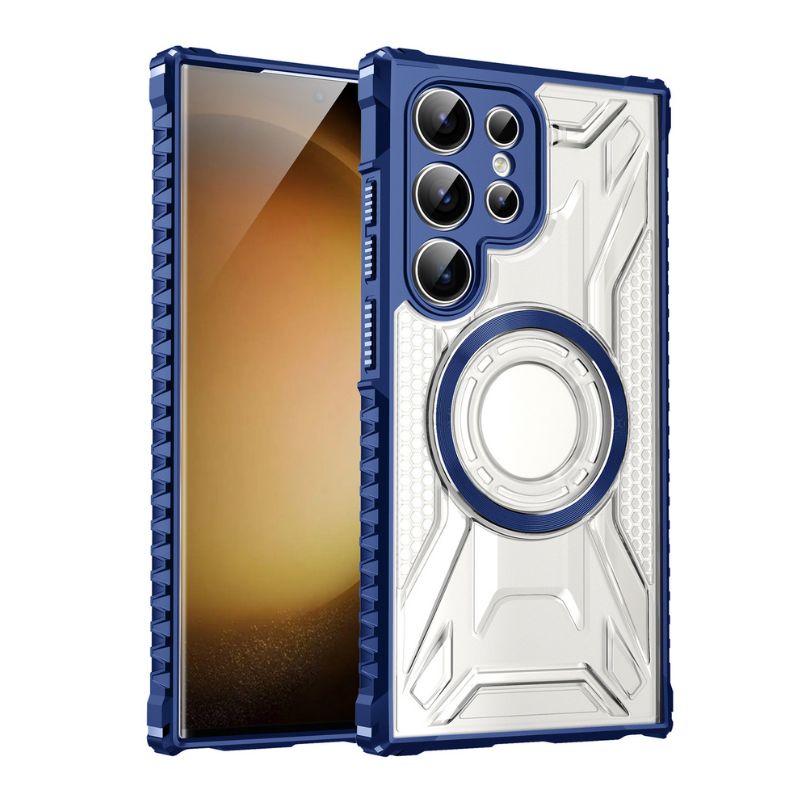 Load image into Gallery viewer, [Magsafe Compatible] Samsung Galaxy S23(SM-S911)/FE(SM-S711)/Plus(SM-S916)/Ultra(SM-S918) - Full Coverage Transparent  Military Grade Magnetic Shockproof Heavy Duty Series Case
