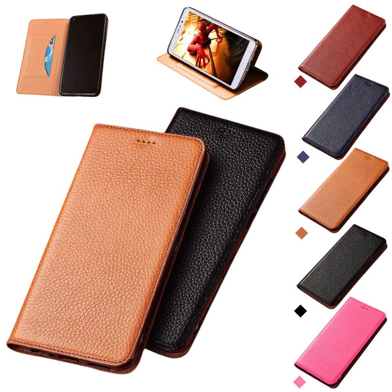 Load image into Gallery viewer, [With Card Slot] Asus Zenfone 7 - Full Cover Shockproof Flip Genuine Leather Series Soft Case
