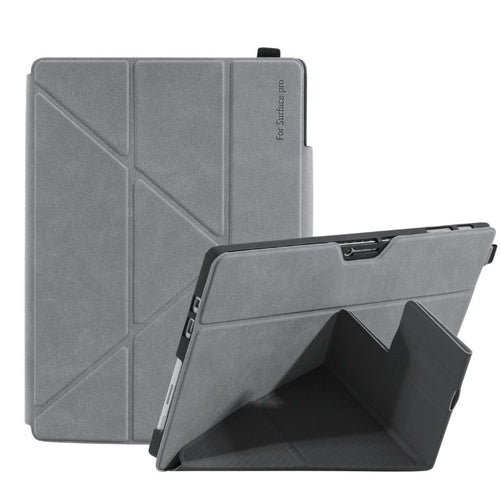 [Foldable] Microsoft Surface Pro 4/5/6/7 - Business Full Coverage Magnetic Flip Leather Case