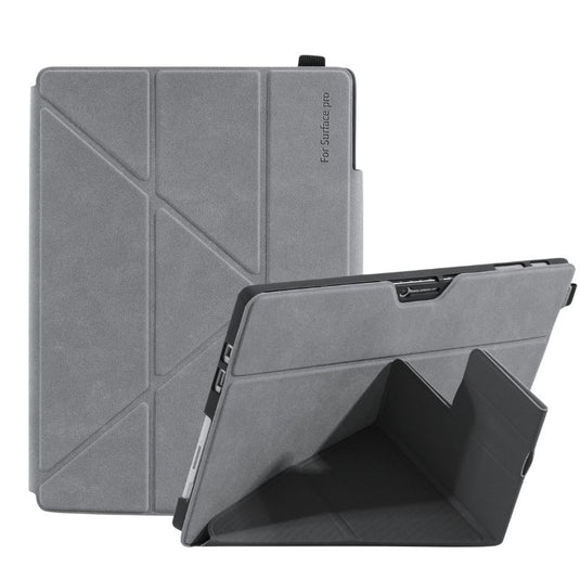 [Foldable] Microsoft Surface Pro 9/10/11 - Business Full Coverage Magnetic Flip Leather Case