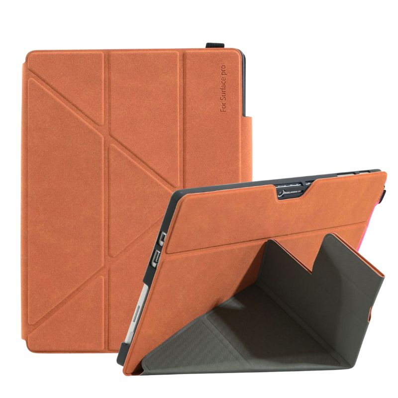 Load image into Gallery viewer, [Foldable] Microsoft Surface Pro 9/10/11 - Business Full Coverage Magnetic Flip Leather Case
