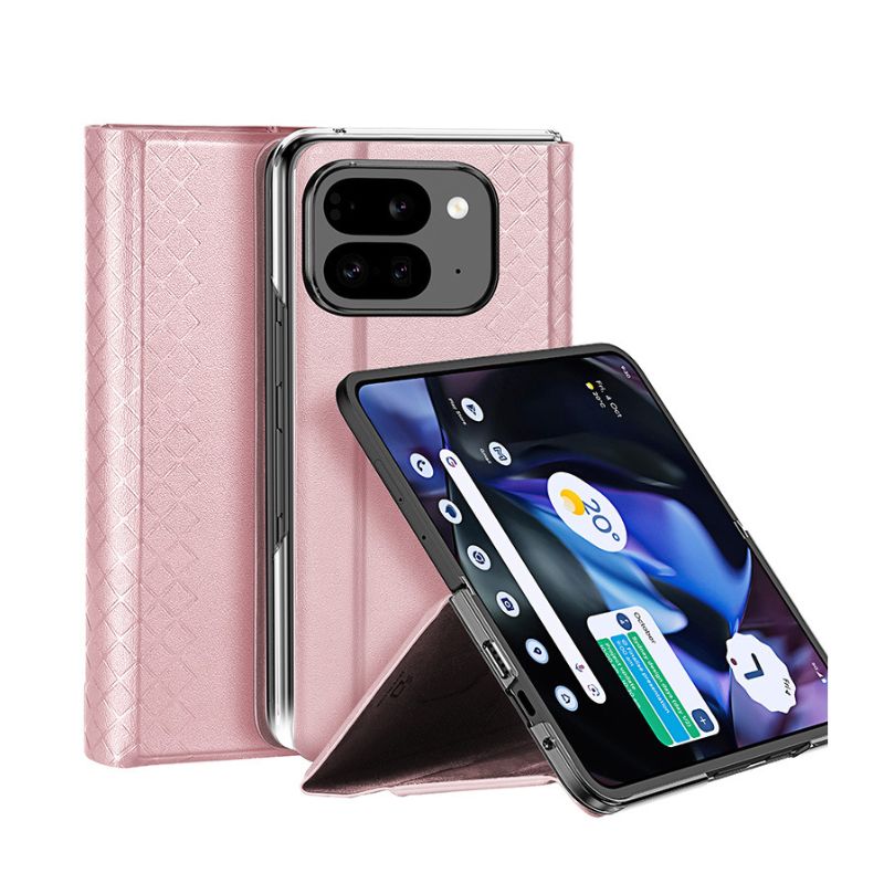 Load image into Gallery viewer, Google Pixel Fold - Full Wrap Leather Texture Magnetic Foldable Essentials Series Case
