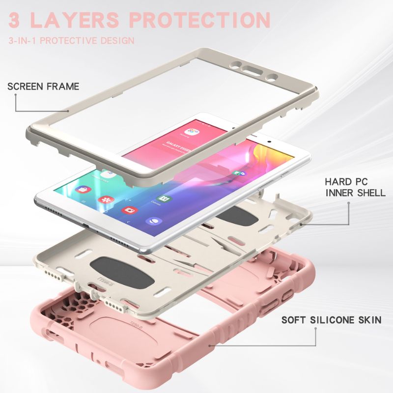 Load image into Gallery viewer, [Built-in Stand] Samsung Galaxy Tab S5e 2019 10.5&quot; (T720/T725Y) - Full Cover Silicone Shockproof Case
