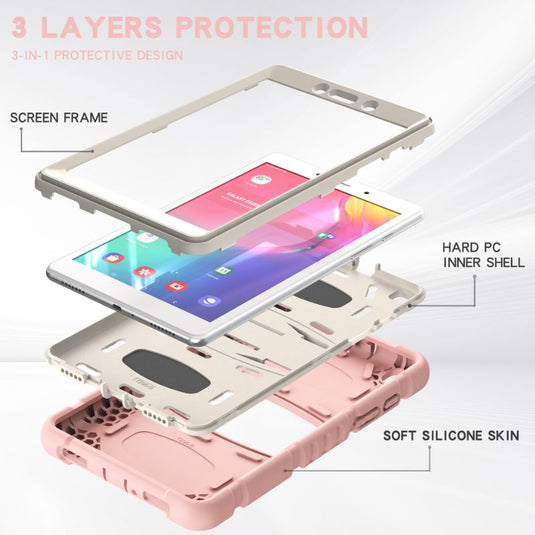 [Built-in Stand] Samsung Galaxy Tab S6 10.5" (T860/T865) - Full Cover Silicone Shockproof Case