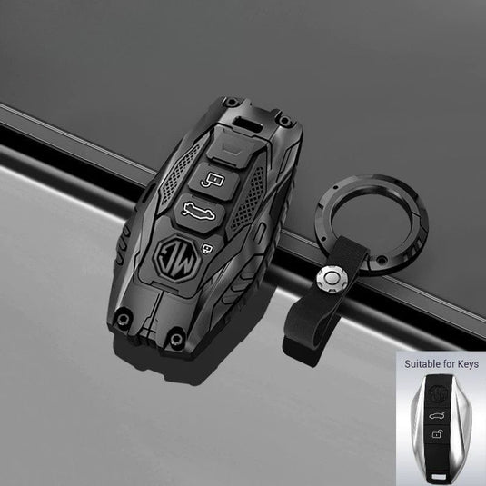 MG Mecha Style Smart Remote Control Car Key Fob Case Cover For MG5, MG6, ZST, ZS, HS