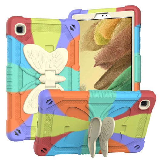 [Built-in Stand] Samsung Galaxy Tab S9 11" 2023 (SM-X710 / X716) - Kids Silicone Butterfly Heavy Duty Shockproof Case