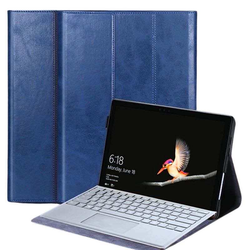 Load image into Gallery viewer, Microsoft Surface Pro 5 - Genuine Leather Full-Body Protective Magnetic Closure Case
