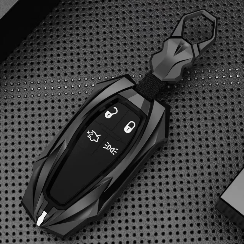 Load image into Gallery viewer, Maserati Zinc Alloy &amp; Silicone Car Key Fob Case Cover with Lock Buckle for Levante, MC20, Ghibli, Quattroporte 2014-2022 – Premium Protection Cover - i-Station Mobile Phone &amp; Electronic Device Repair and Accessories
