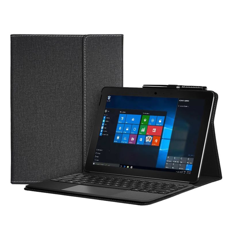 Microsoft Surface Pro 8 (1983) - Business Slim Folding PU Leather Hard Back Shell - i-Station Mobile Phone & Electronic Device Repair and Accessories