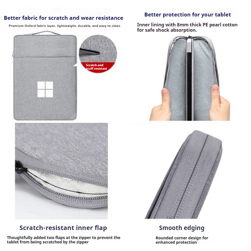 Load image into Gallery viewer, Microsoft Surface Pro X (1876) - Business Handbag Case Sleeve With Power Bank Bag
