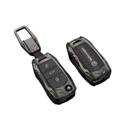 Volkswage Heavy-Duty Mecha Car Key Fob Case Cover For Golf 8, Golf 8 Pro, ID.3, ID.4 X, ID.6, Lamando L, Talagon, Tavendor, Teramont X
