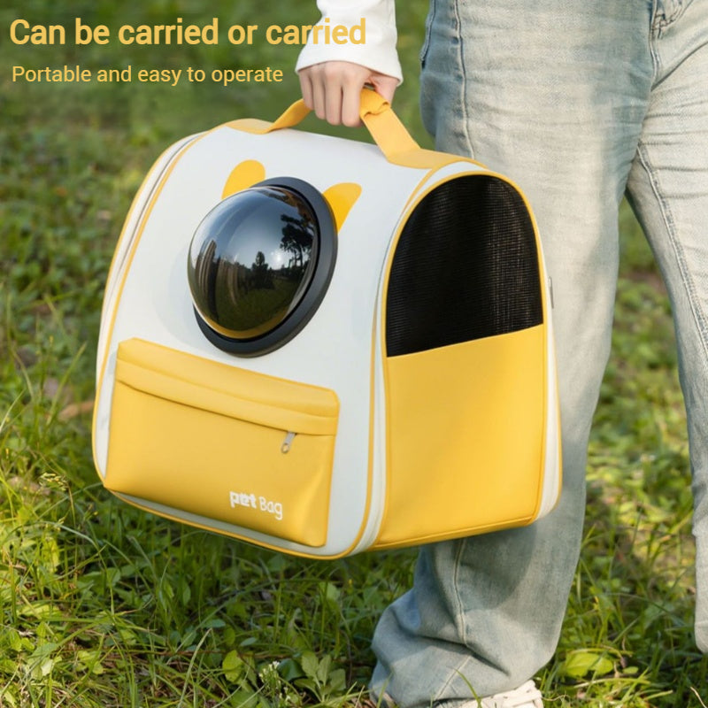 Load image into Gallery viewer, Space Capsule Pet Large Capacity Portable Backpack Shoulder Carrier Bag
