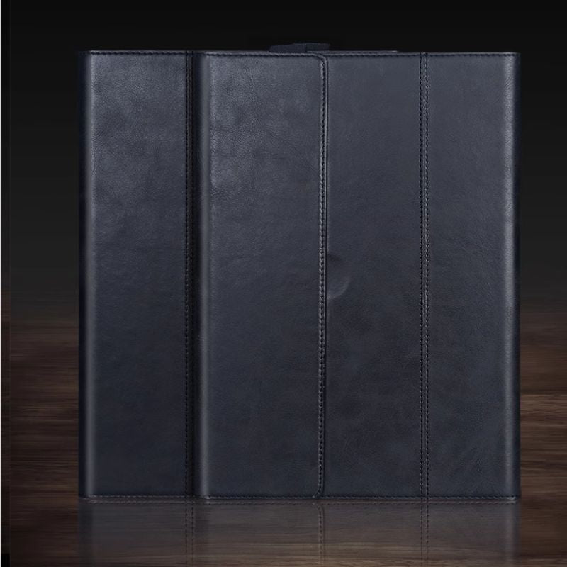 Microsoft Surface Pro X - Genuine Leather Full-Body Protective Magnetic Closure Case - i-Station Mobile Phone & Electronic Device Repair and Accessories
