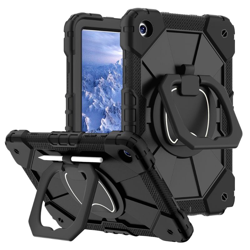 Load image into Gallery viewer, [Built-in Stand] Samsung Galaxy Tab A9 2023 8.7&quot; (SM-X110/X115) - 360 Degree Full Coverage Military Grade Drop Protection With Hand Holder &amp; Strap
