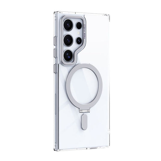 [Magsafe Compatible][Built-in Stand]  Samsung Galaxy S24(SM-S921)/Plus(SM-S926)/Ultra(SM-S928) - Full Aluminum Frame With  Matte Finish Stand Series Case