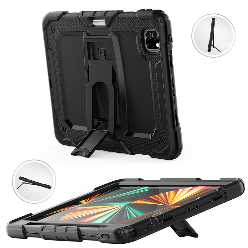 Load image into Gallery viewer, [With Pen Slot] [Built-in Stand] Apple iPad Pro 6th Gen (2022) 11&quot; - Full Body Rugged Heavy Duty Series Case
