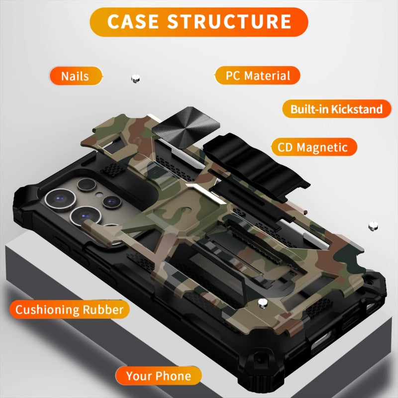 Load image into Gallery viewer, [Built-in Stand] Samsung Galaxy A26 (SM-A266) - Camouflage Shockproof Heavy Duty Series Case
